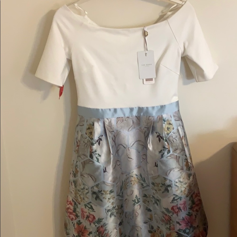 Ted Baker Off the Shoulder dress - NWT